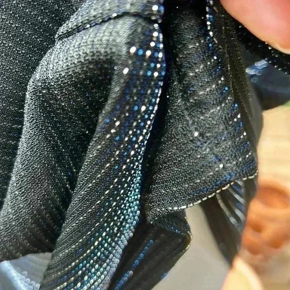 Vintage POSITANO Charlie Lapson Disco Sparkling Shirt  Metallic - Picture 8 of 13